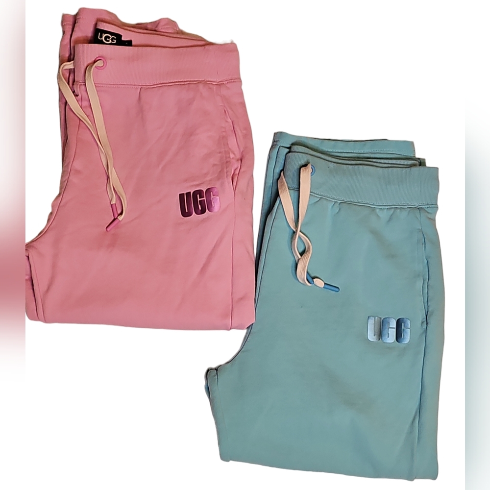 EUC SzMed UGG SweatpantsPink worn onceBlue washed never worn